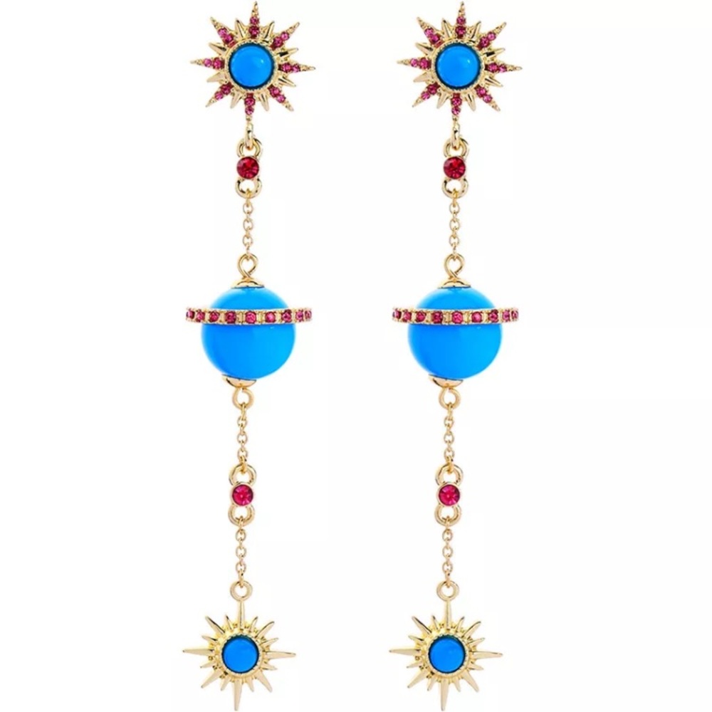 Very rare Jupiter 🌞 moon dangle earrings